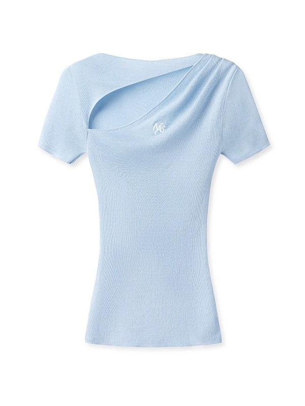 Crescent Knit Blouse