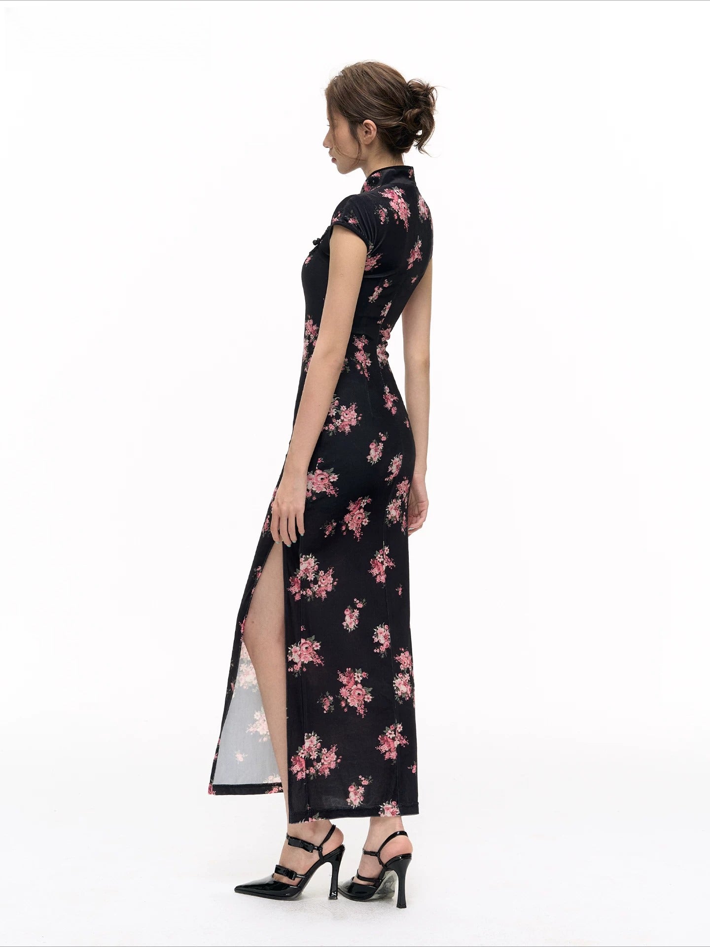 Velvet Qipao Dress