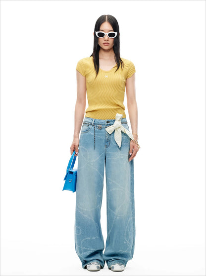 Beverly Print Jeans