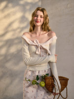 Bow Tie Knit Top