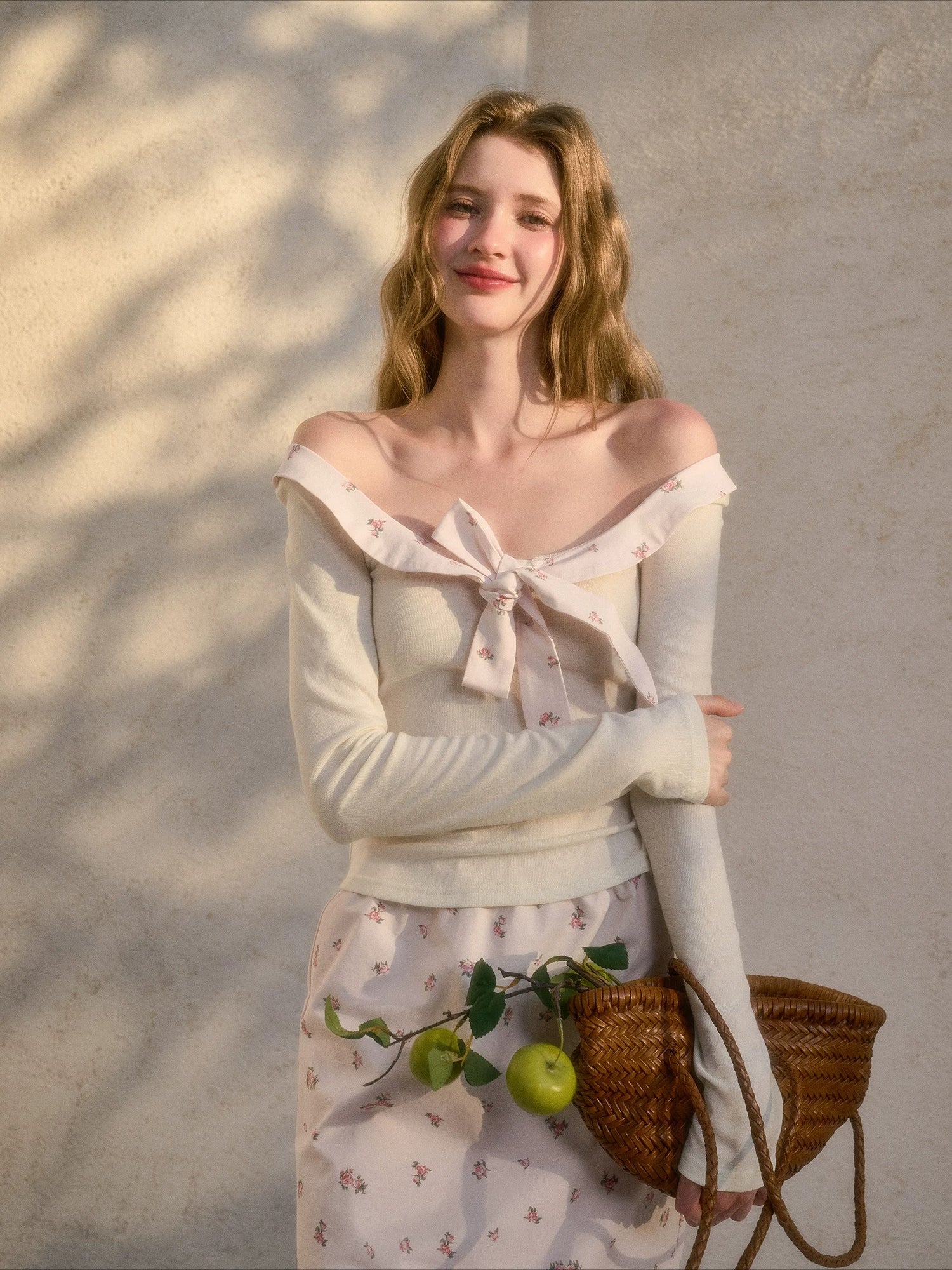 Bow Tie Knit Top
