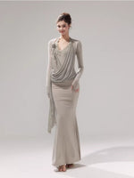 Draped Knit Mesh Set