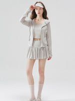 Lyocell Hooded & Skirt Set