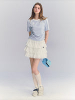 Contrast Drawstring Tee
