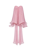 Chiffon Tube Top Dress