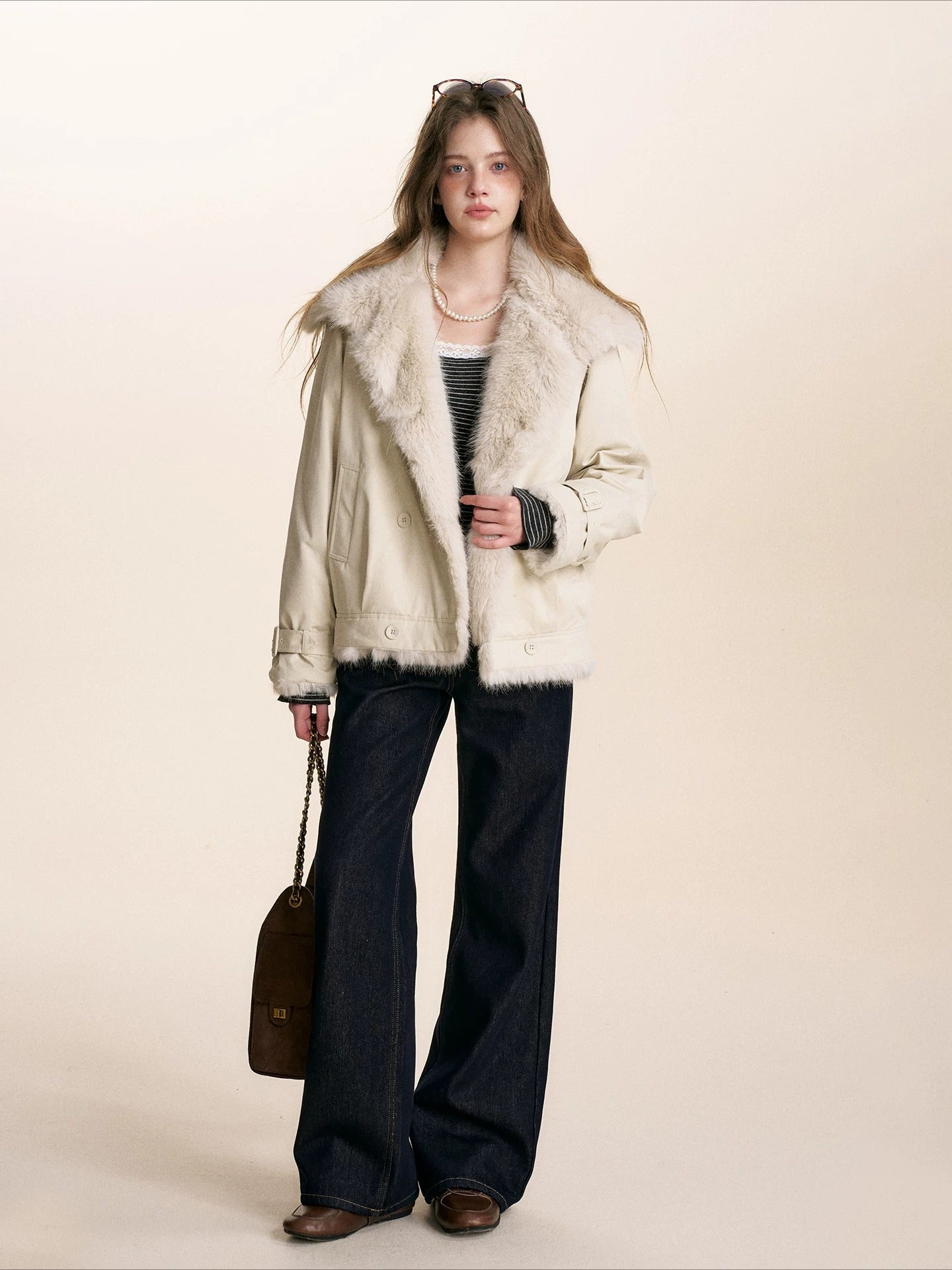 Fur Collar Parka Jacket