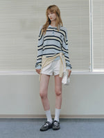 Striped Polo Top Set