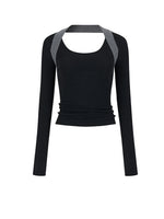 Slim Fit Knit Blouse