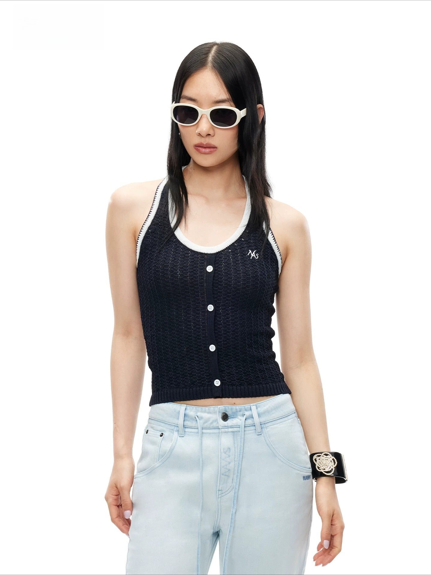 Lausanne U-Neck Knit Vest