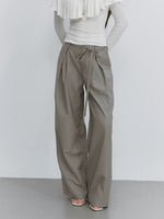 Pleated Wide Leg Pants