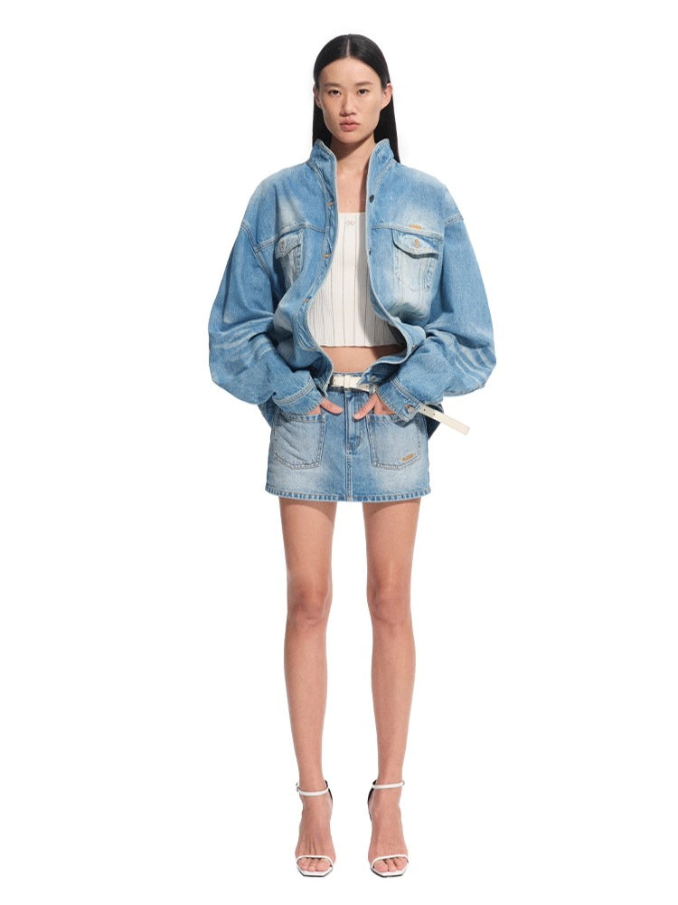 Lynx Washed Denim Jacket