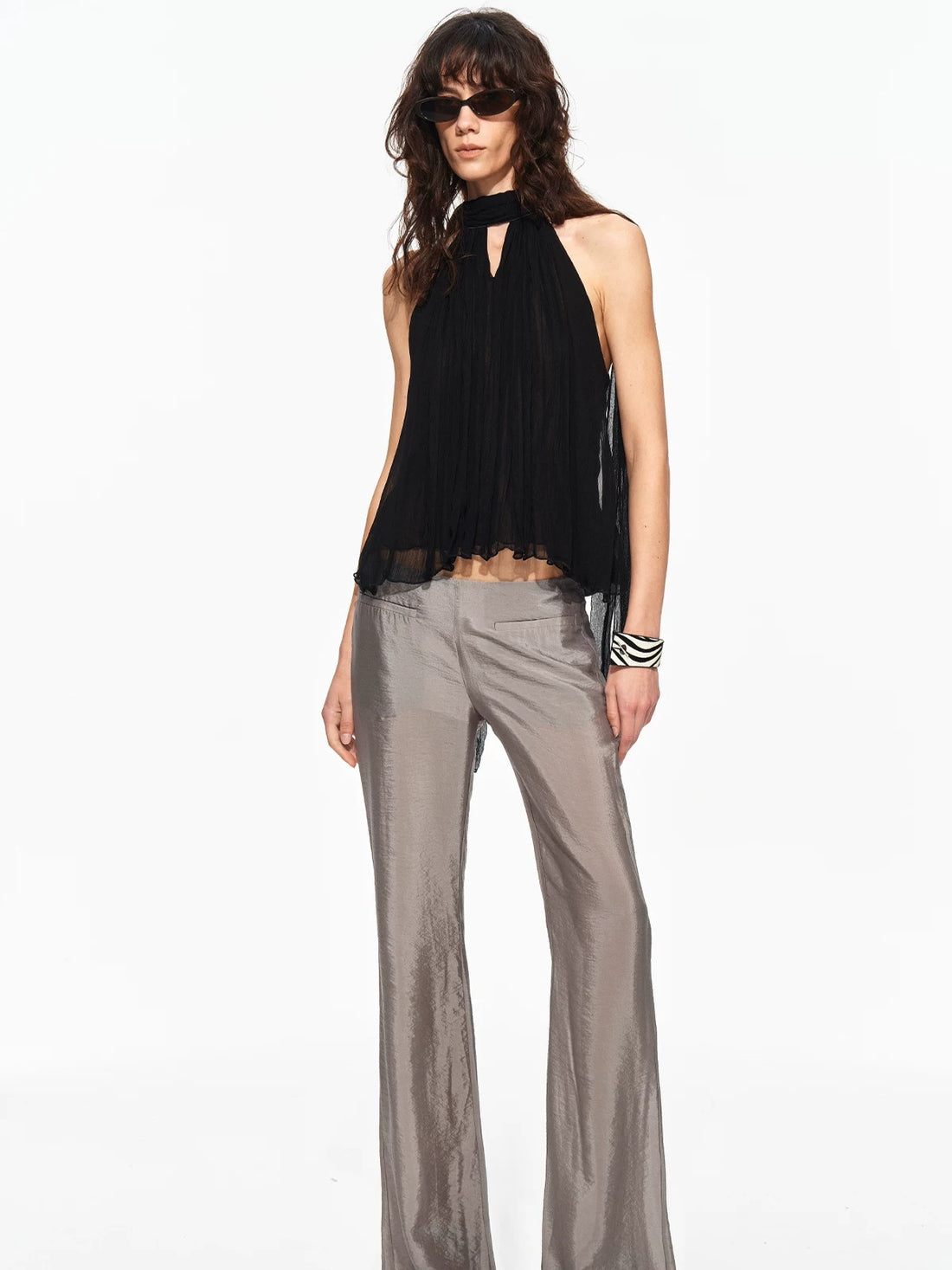 Silky Flare Pants