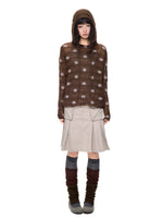 Polka Dot Mohair Hoodies