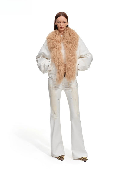 Polar Flare Stretch Denim Pants