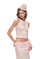 Snoopy Knit Top & Skirt Set