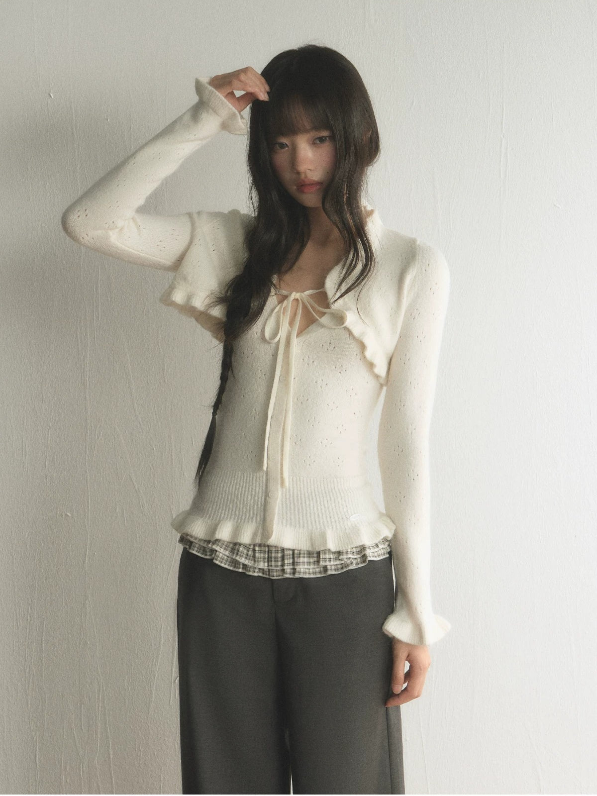 Lace Knit Layer Set