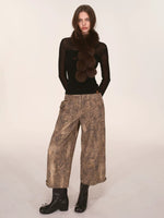 Sheer Mesh Layered Knit Top