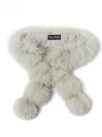 Luxurious Fox Fur Pom Pom Scarf