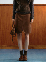Plaid Layered Skirt Set