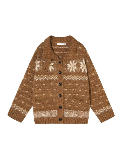 Fair Isle Knit Cardigan
