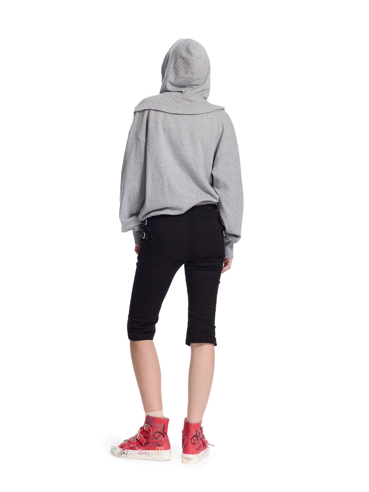 Rhinestone Print Hoodie