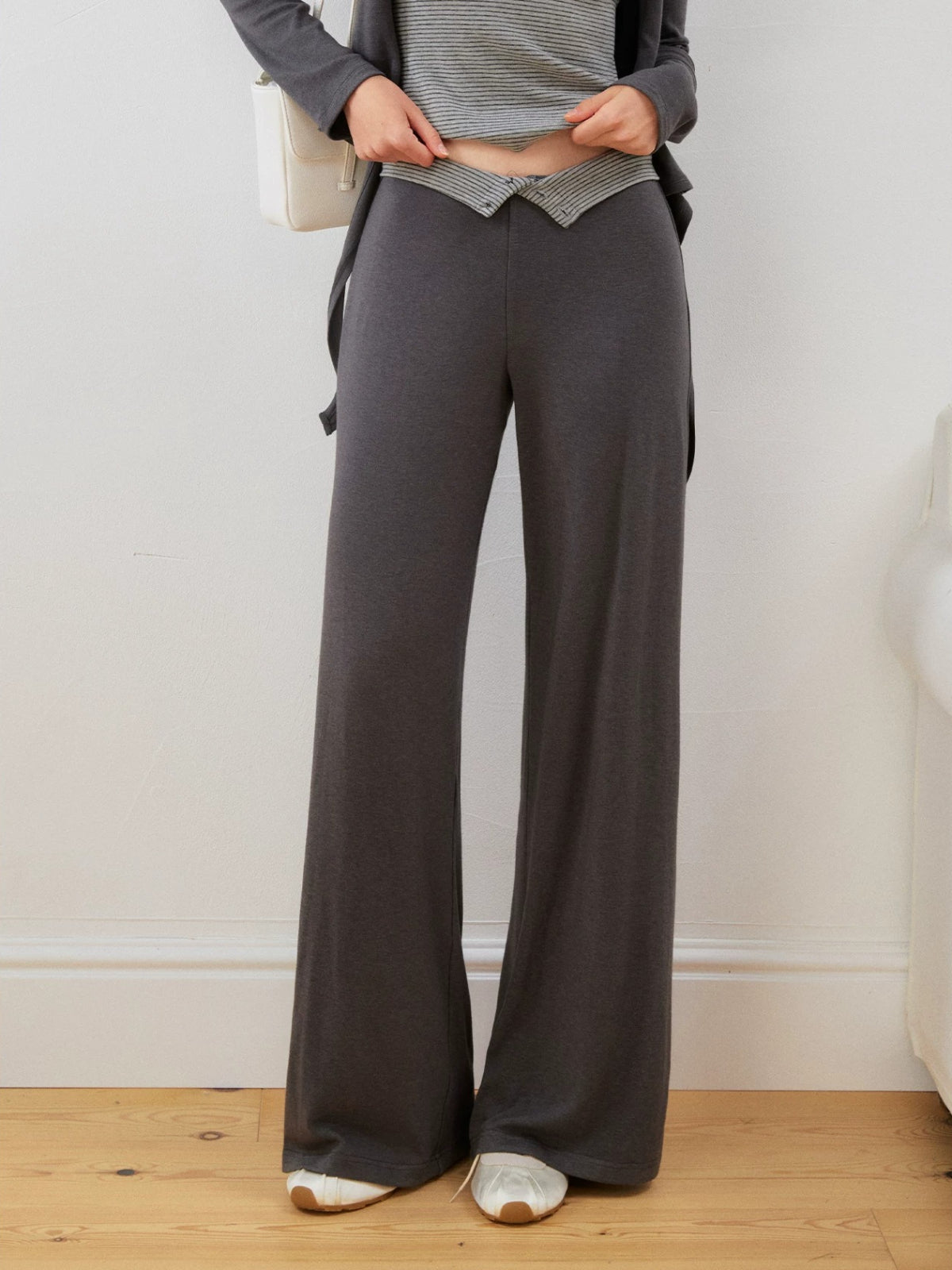 Lace Cami &amp; Wide-Leg Pants Set