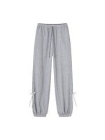 Fleece Cuffed Lantern Casual Pants