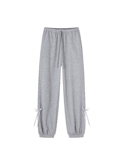 Fleece Cuffed Lantern Casual Pants