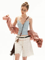 Lace Trim Padded Camisole Top