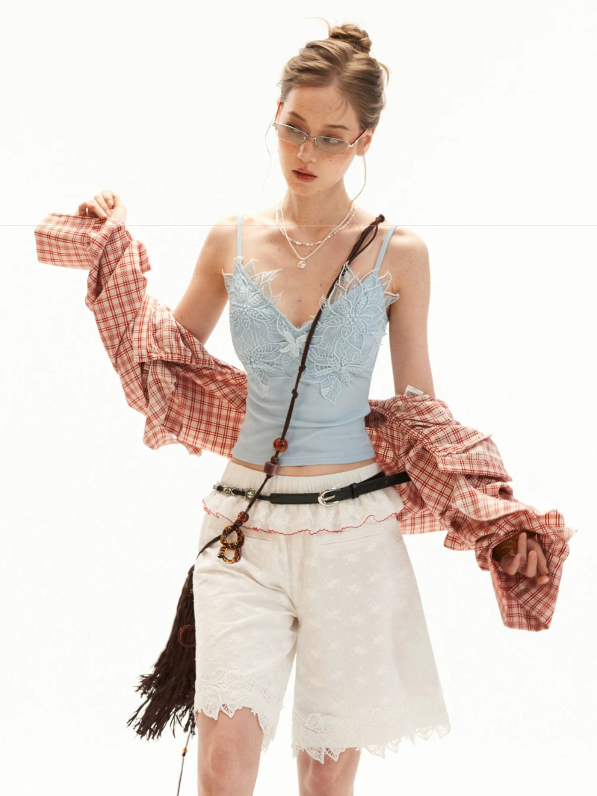 Lace Trim Padded Camisole Top
