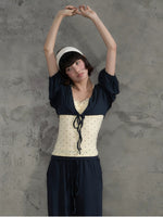 Polka Dot Halter Twinset