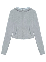 Colorblock Hoodies & Pants Set