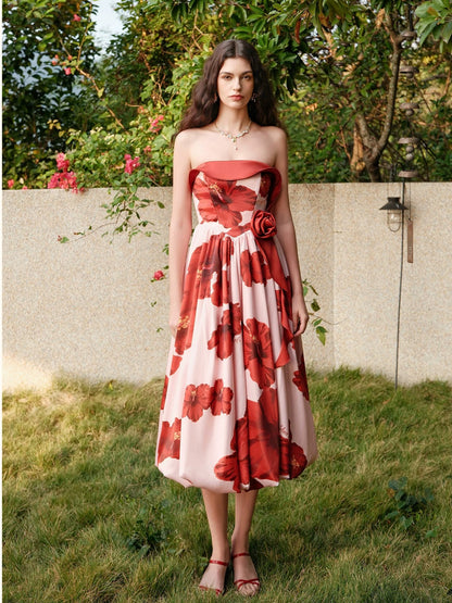 Bloom Satin Dress