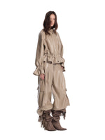 Stand Collar Cropped Leather Jacket