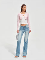 Ballerina Knight Layered Halter Knit Cardigan