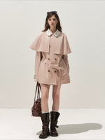 Detachable Cape Trench Coat