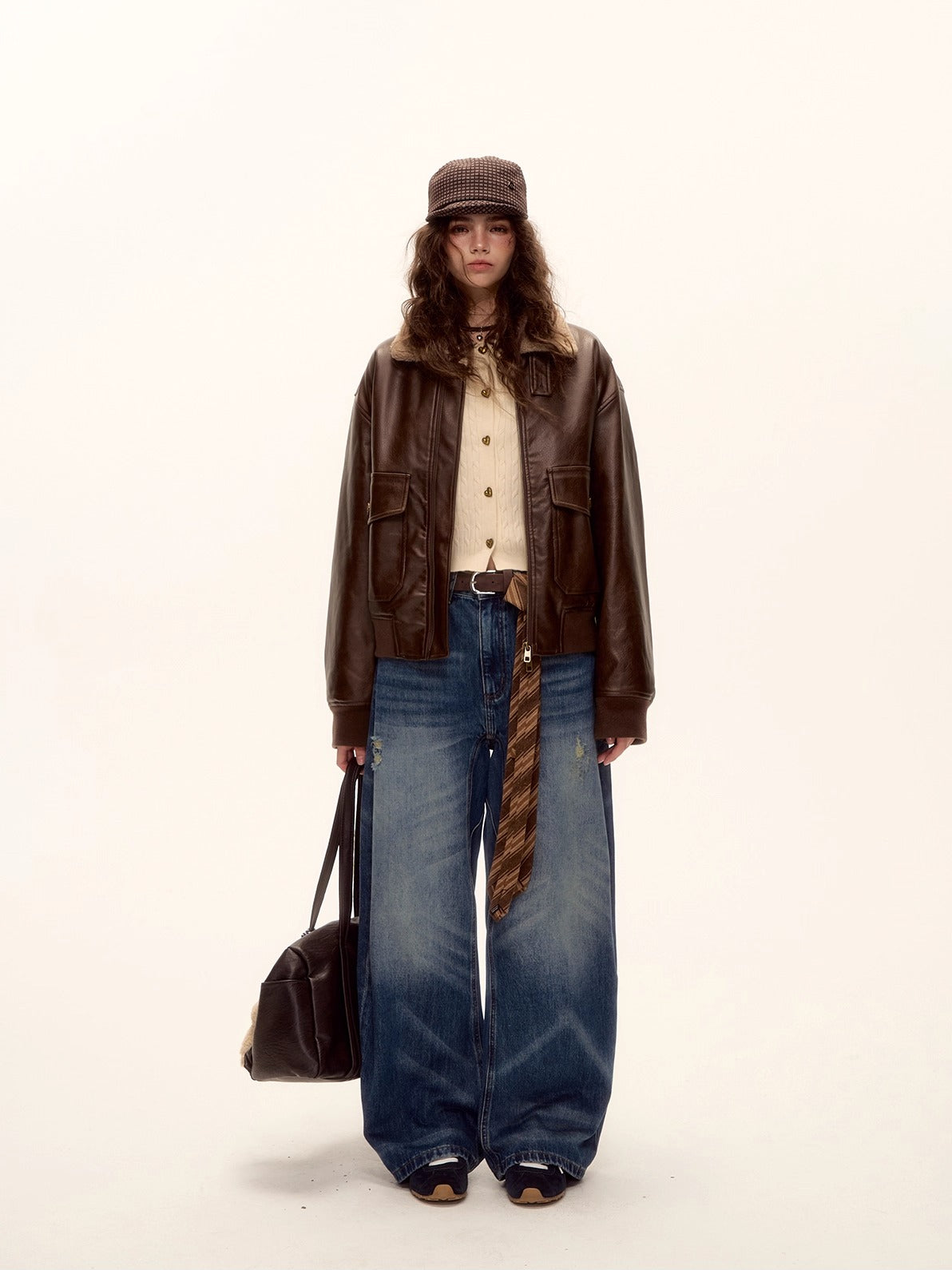 Vintage Curved-Blade Jeans