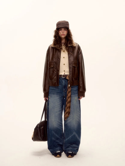 Vintage Curved-Blade Jeans