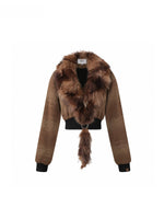 Patchwork Ring Trim Knit Jacket
