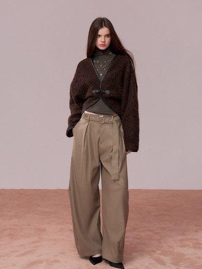 High Neck Sleeveless Knit Top