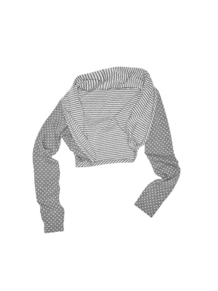 Polka Dot Stripe Jumpsuit Set