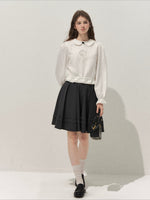 Peter Pan Collar Deer Reversible Shirt