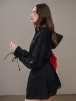 “Reading Time” Cotton Trench & Skirt Set