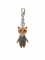 Funny 3D Cat Doll Bag Charm