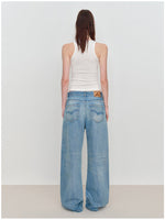 Fake Two-Piece U-Neck Camisole Tank Top