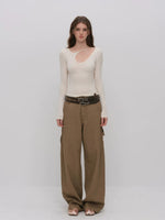 Asymmetric Cutout Top