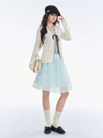 Ballet Tencel Pleated A-Line Skirt