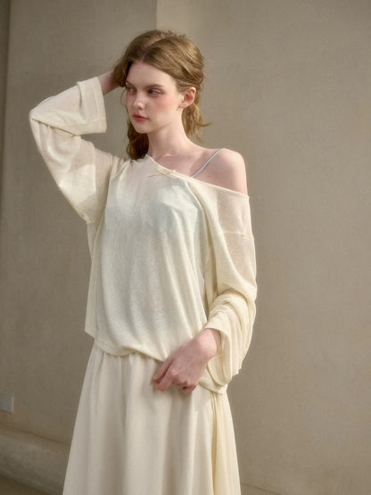 Lyocell Overlay Top