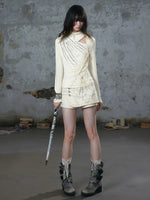 Butterfly Knight Graphic Lace Skort
