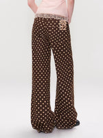 Brown Polka Dot Jeans
